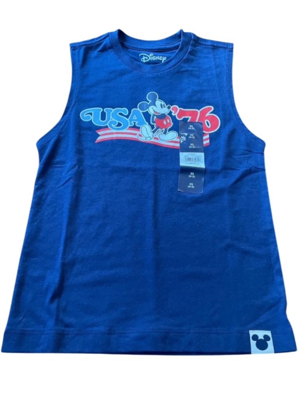 Boys 4/5 Mickey Muscle Tank